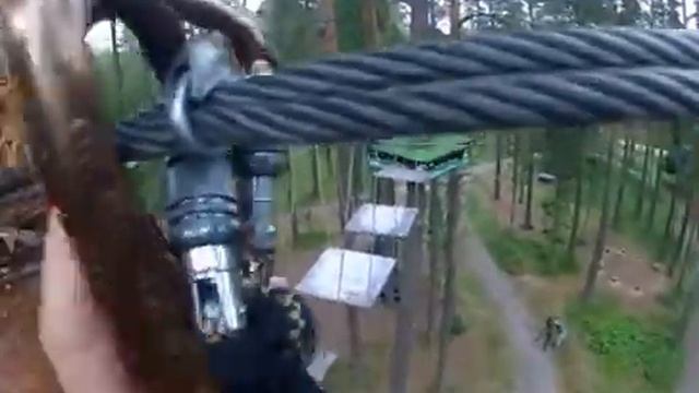 Верёвочный парк Город Мечты. От первого лица GoPro. Дух захватывает. смотреть онлайн