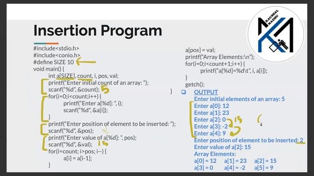 Insertion in 1D Array in C Language in Gujarati | Kaushal Madhu смотреть онлайн
