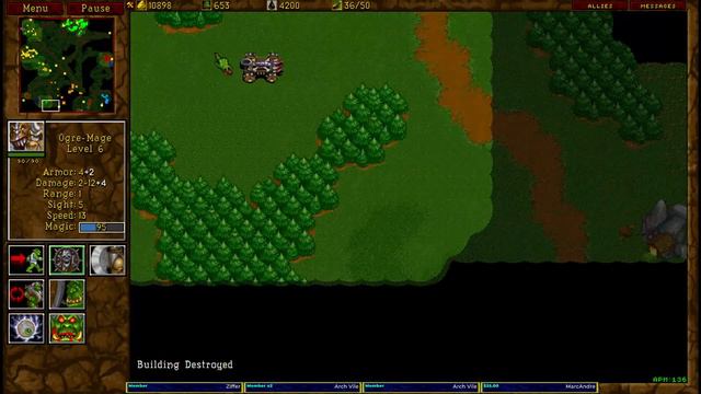 Warcraft 2 Garden of War 3v3 смотреть онлайн