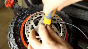 Замена тормозного диска на мотор колесе куго м 4 про
