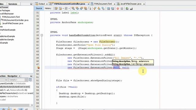 JavaFX FileChooser - Part#2 | How to Use Extension Filter with FileChooser смотреть онлайн