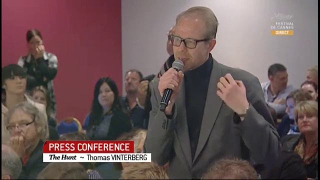 The Hunt Press Conference Mads Mikkelsen Thomas Vinterberg смотреть онлайн