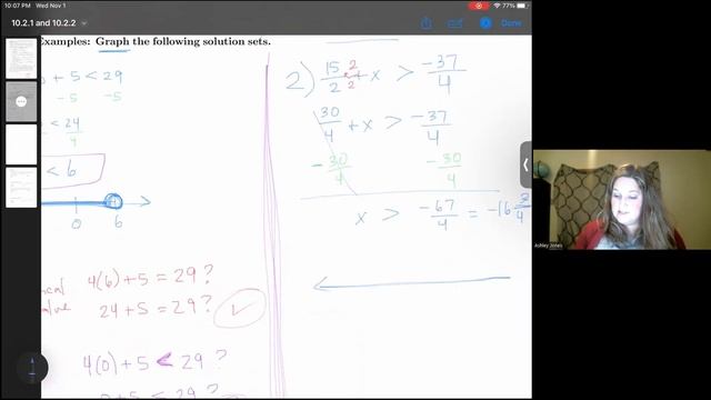 10.2.1 and 10.2.2: Solving One/Multi-Step Inequalities смотреть онлайн
