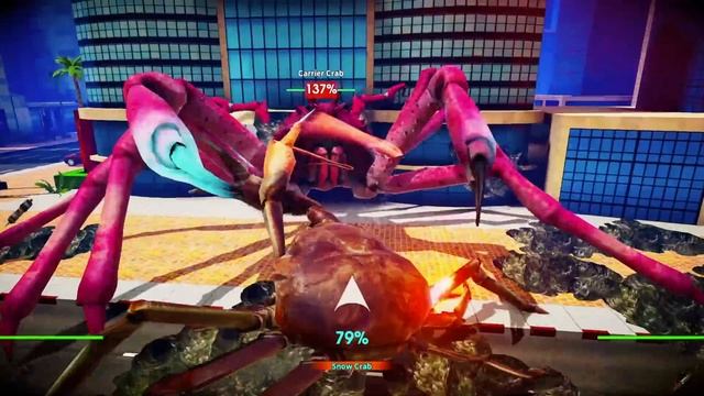 Fight Crab - A Chaotic Kaiju Crab Combat Game with Huge Crustaceans and Lots of Collateral Damage! смотреть онлайн
