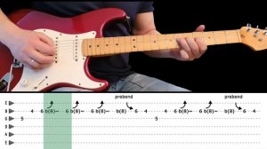 CAN'T BUY ME LOVE - Guitar lesson - Guitar solo with tabs (fast & slow) - The Beatles