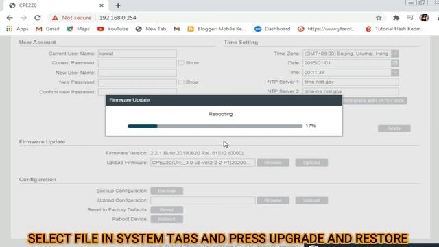Tp-link Router  CPE 710, CPE 510, CPE 220 || Upgrade Software || Tp-link Cpe220 V3 Firmware