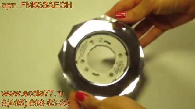 Ecola GX53 H4 Glass Стекло 8-угольник с прямыми гранями хром - хром (зеркальный) 38x133 FM538AECH смотреть онлайн