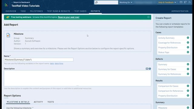 TestRail’s Reports and Test Metrics смотреть онлайн