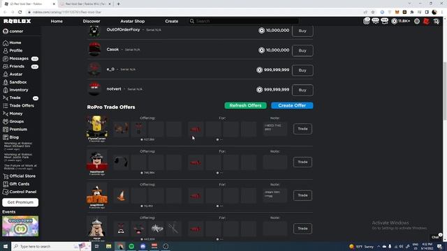 ROBLOX LIMITED! NEW RED VOID STAR ROBLOX (WENT LIMITED) смотреть онлайн