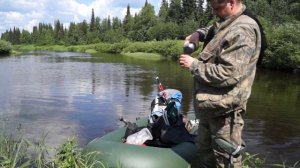 Одиночный поход - сплав по реке Айюва. Часть 3. Таёжная изба. 4 дня один в глухой тайге. Дикие мест