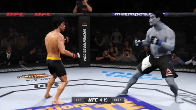 Bruce Lee vs. The Hulk (EA Sports UFC 2) - Epic Battle 💯 🐲 - Dragon Fights 🐉 смотреть онлайн