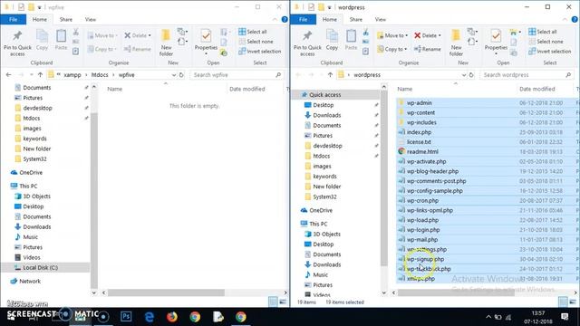 How to Install WordPress 5.0 on Windows 10 смотреть онлайн