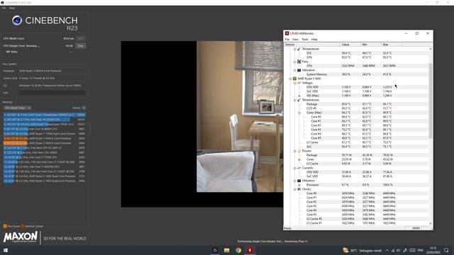 Ryzen 5 5600 Cinebench R23 With Stock Cooler