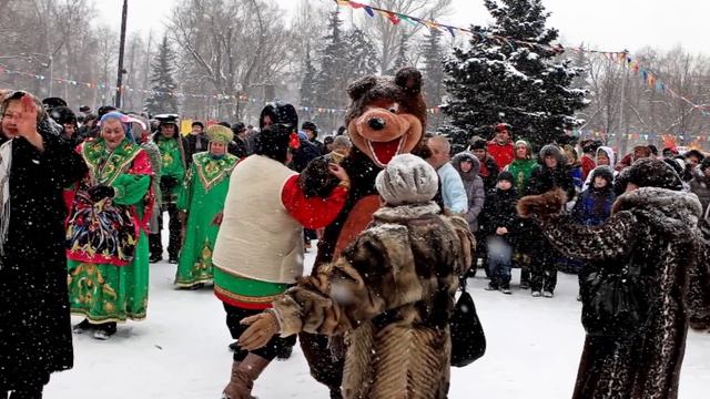 Широкая Масленица в Екатерининском парке. Март 14, 2013 смотреть онлайн
