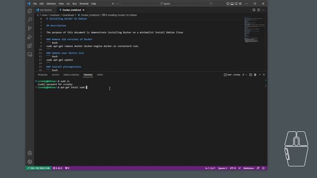 04 VS Code / Docker Install смотреть онлайн