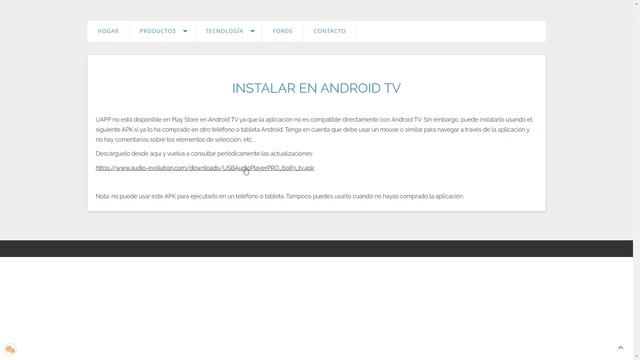 Usb Audio Player Pro En TvBox Con Android TV