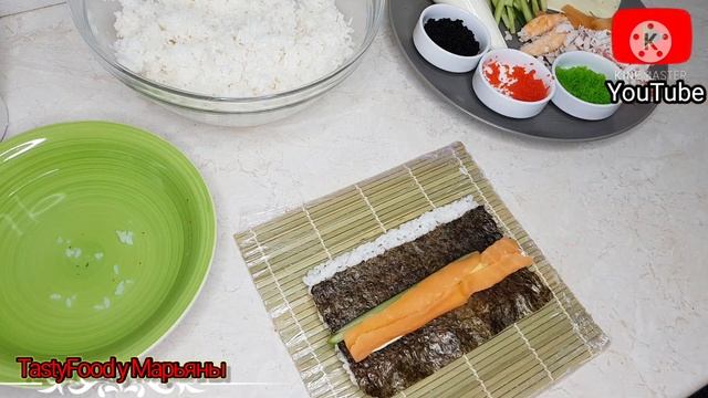роллы/ как  приготовить ИДЕАЛЬНЫЕ роллы дома?