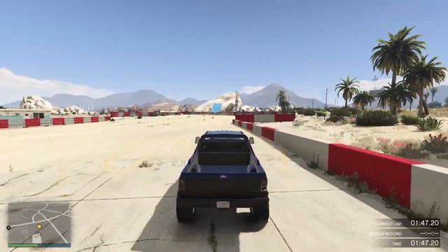 GTA 5 SANDKING LX-GAUNTLET TEST TRACK смотреть онлайн