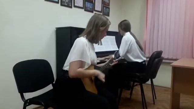 Михайлова Валерия и Кашина Антонина. В.Андреев "Мазурка 3". смотреть онлайн