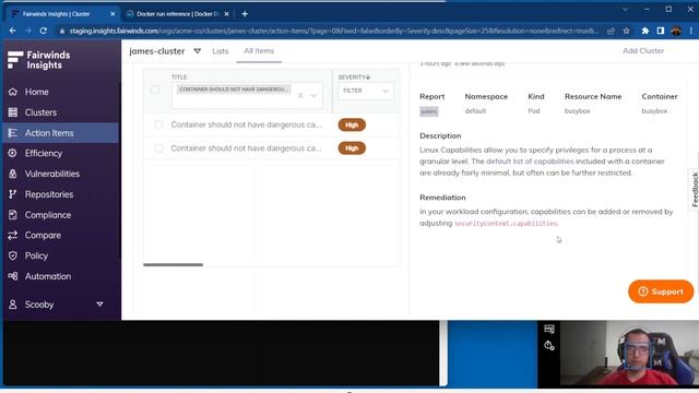 Fairwinds Insights Training: Avoiding Container Dangerous Capabilities (Kubernetes Configurations) смотреть онлайн