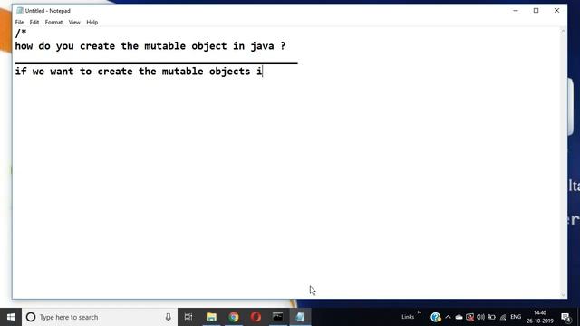 how do you create the mutable string object in java смотреть онлайн