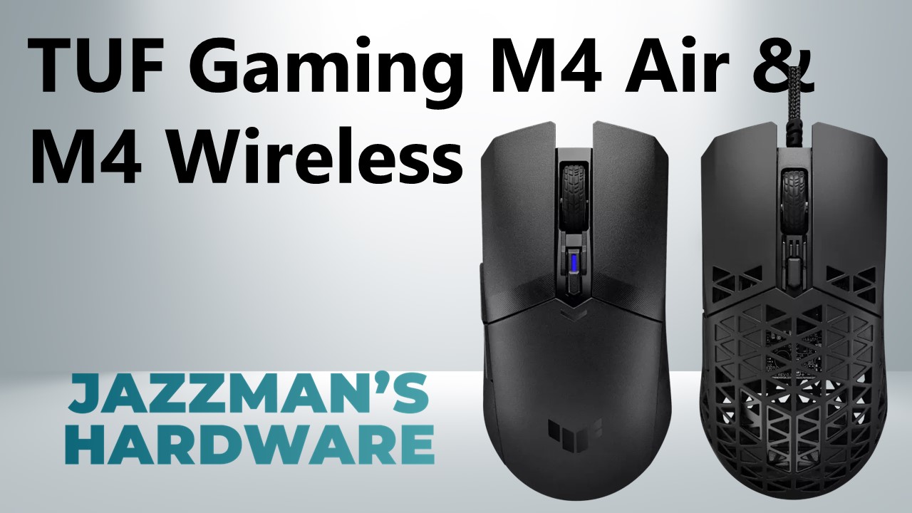 TUF Gaming M4 Air и M4 Wireless: новые игровые мыши TUF
