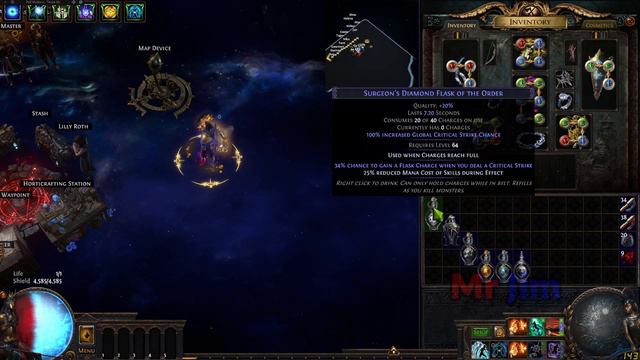 [3.22] Path Of Exile Occultist Ci Cyclone Coc Forbidden Rite 😱NO Mageblood [Build Guide]