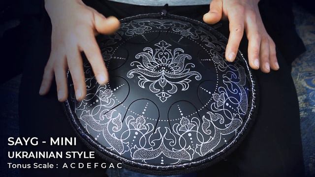 STEEL TONGUE DRUM Ukrainian style by Gurudrum смотреть онлайн