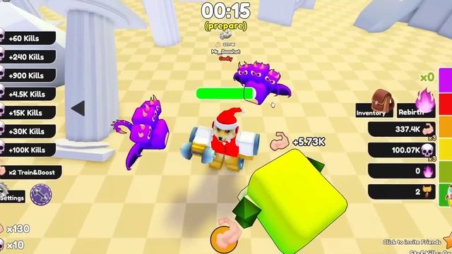 Roblox MUSCLE Clicker, BUT I have MAX POWER.. смотреть онлайн