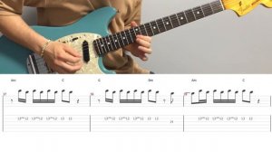 Måneskin - SUPERMODEL (guitar cover with tabs & chords)