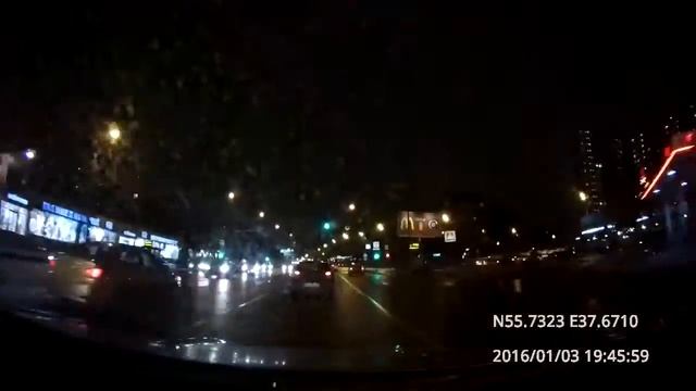 Текстильщики - Тверской - Кузьминки - Текстильщики 03/01/2016 (timelapse 8x) смотреть онлайн