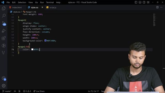 Create Animated Website Using HTML, CSS & JS | Hover Animation Using JavaScript смотреть онлайн