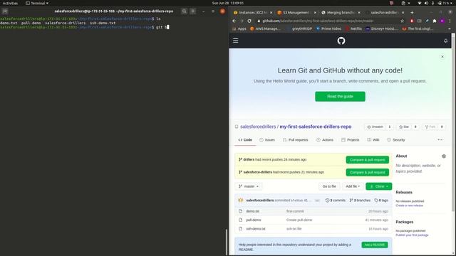 Session 10 - Merging Branches in Git смотреть онлайн