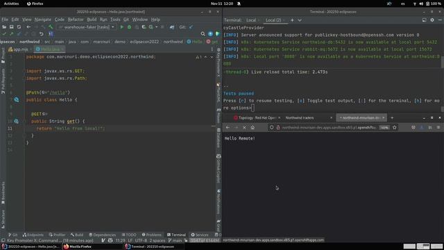 Eclipse JKube: Kubernetes Remote Development in a minute смотреть онлайн