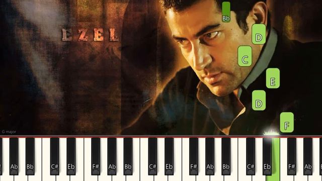 UNUTULMAYAN DİZİ MÜZİĞİ - EZEL - EYSAN - Very Easy Piano Tutorial смотреть онлайн