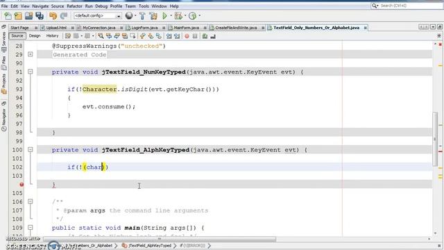 Java Tutorial - How To Make JtextField Only Allow Numbers OR Letters In Java NetBeans смотреть онлайн