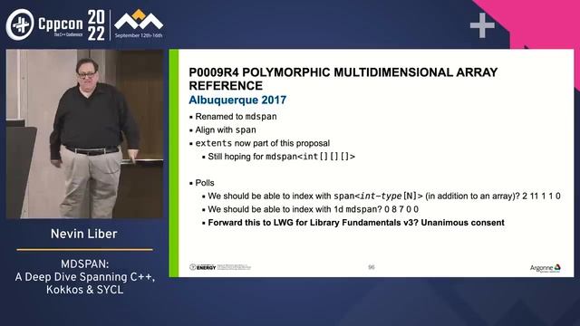 MDSPAN - A Deep Dive Spanning C++, Kokkos & SYCL - Nevin Liber - CppCon 2022 смотреть онлайн