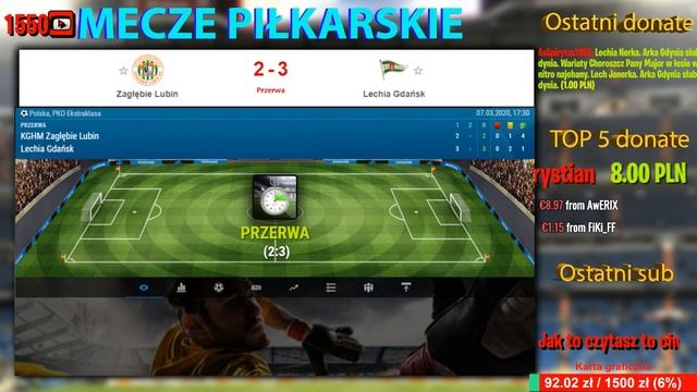 Zagłębie Lubin- Lechia Gdańsk #PKOEKSTRAKLASA #NAŻYWO смотреть онлайн