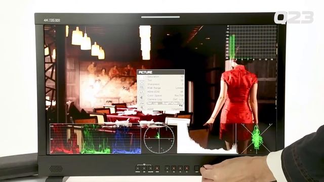 Lilliput Q23 23.8 inch broadcast and video production monitor, supports remote control. смотреть онлайн