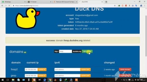 How to make a DNS server from digital IP address using duckdns.org as our dns host.