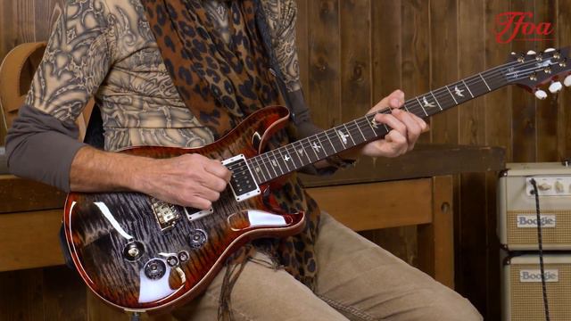 PRS 35th Anniversary Custom 24 Charcoal Cherry Burst played by Erwin van Ligten | Demo @ TFOA смотреть онлайн