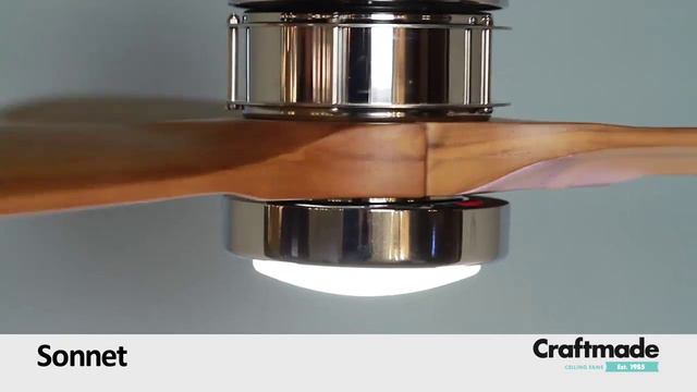 "Sonnet" LED Ceiling Fan with 52" Walnut Blades at CLW Lighting смотреть онлайн