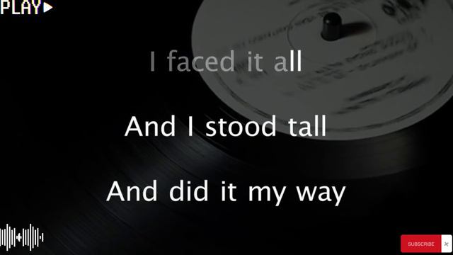 My Way - FRANK SINATRA |karaoke| смотреть онлайн