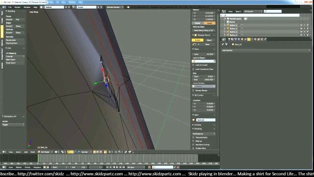 Skidz Playing in Blender and Second Life Part 2 смотреть онлайн