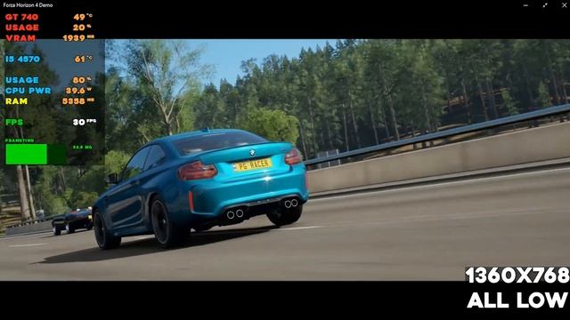 Forza Horizon 4 // GT 740 & i5 4570 ✅ смотреть онлайн