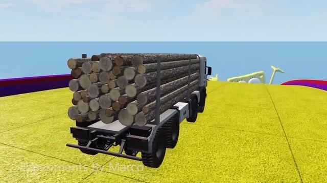 Crazy Cars Crashes vs Sponge Bob | BeamNG Random Fails Compilation #2 - BeamnNG.drive смотреть онлайн