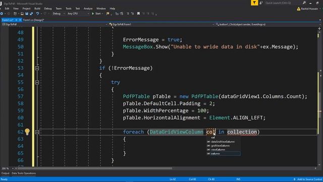 how to export datagridview to pdf in c# windows application смотреть онлайн