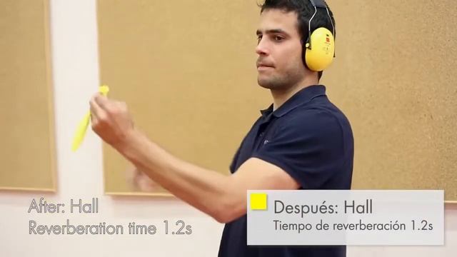 Акустический тест. ДО и ПОСЛЕ установки панелей Ecophon смотреть онлайн