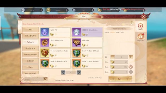 Returnee Limited Shop - Perfect World Mobile VNG смотреть онлайн