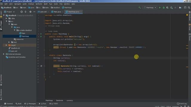 Heap Dump - Java VisialVM - OutOfMemoryError - Java смотреть онлайн